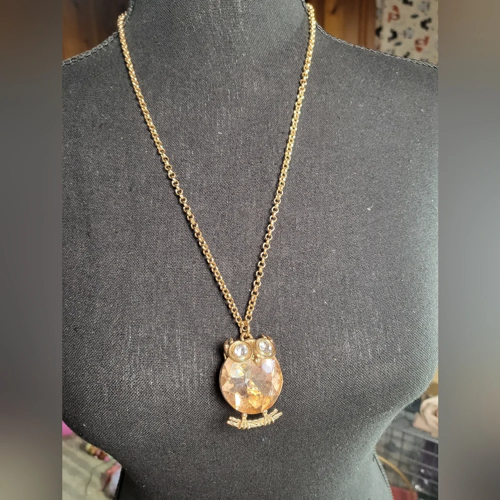 Source Unknown Gold Teardrop‎ Pendant Necklace